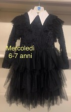 abito carnevale Mercoledi bambina 5-7 anni 