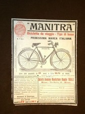 Advertising 1913 Manitra