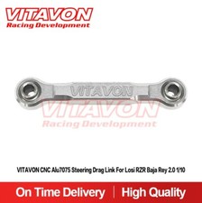 Vitavon CNC Alu7075 Collegamento trascinamento sterzo per Losi RZR Baja Rey 2.0 1:10