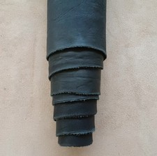 VERA PELLE DI CAVALLO CONCIATA AL VEGETALE CALZATURE TRACOLLE COLLARI LARP GRV