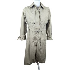 Trench donna vintage Brem Rainwear kaki taglia 8 ottime condizioni