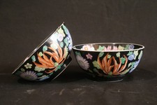 2 ciotole porcellana antica cinese qianlong XVIII secolo 1735 1796 dinastia Qing