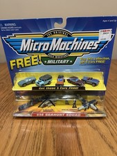 NUOVO Micro Machines Military #14 Seahunt Squad (1998, Galoob) con 5 auto extra