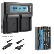 1x batteria + caricatore per Sony NP-FP50 NP-FP51 DCR-30 DCR-DVD103 HDR-HC3 700 mAh