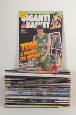 GIGANTI DEL BASKET 1/51 annata completa con inserti e poster Ed. Conti 1992  !!!