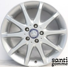 1 CERCHIO IN LEGA MERCEDES A CLA 7 X 17 " ET 49 ORIGINALE USATO A1694010702