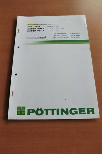 Istruzioni pöttinger - istruzioni,