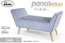 PANCA VELLUTO MODERNA CLASSICA