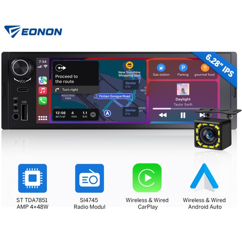 Eonon x3u din - eonon, 6,28"