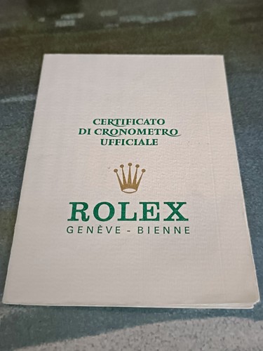 Rolex certificato - rolex, di