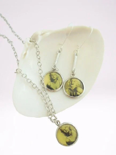 Collana orecchini marilyn - collana,