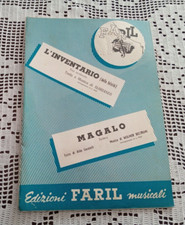 Spartito L'INVENTARIO DELLA FELICITA' Alobianco - MAGALO Wolmer Beltrami 1957