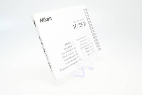 Nikon 20e iii - nikon, manuale