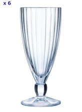 Set 6 Coppe Gelati Frullati di Frutta Long Drinks Vetro LUMINARC Euclase 360 ML