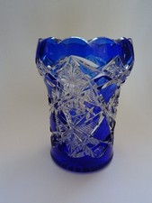 Vase baccarat bleu - baccarat,