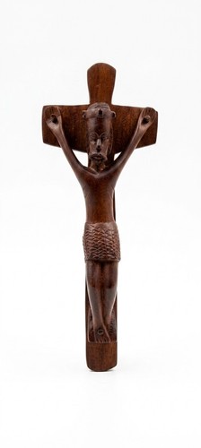 Crocifisso legno intagliato - crocifisso,