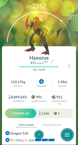 Haxorus maxax livello 30 con - maxax,