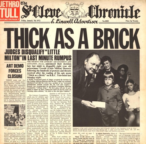 Jethro tull thick a brick - -,