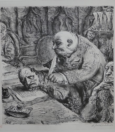 Paul weber litografia - paul, weber,