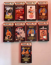 Lotto 9 VHS KUNG FU Bruce Lee