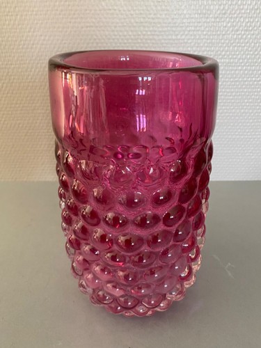 Superbe vase verre lenti - verre, "lenti"