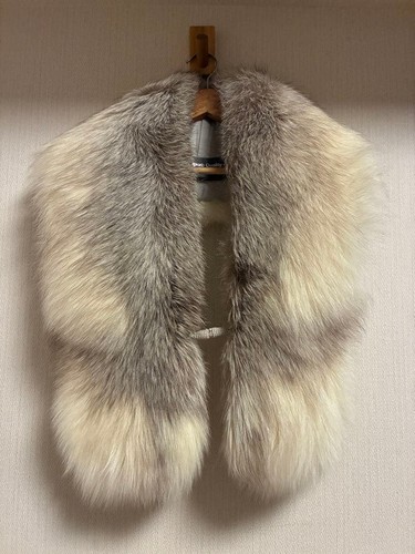 Scialle pelliccia saga grigio - saga,