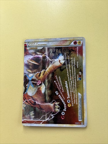 Pokemon card entei raikou - card, e