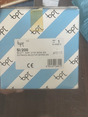 Bpt 200 selettore ingressi - bpt,