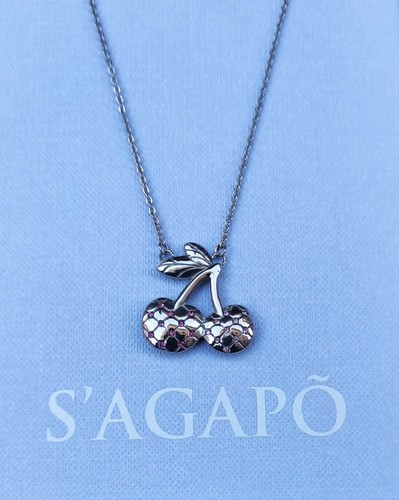 Collana ciliegie donna sagapo - collana,