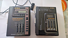 Aiwa Super Bass HS-J470 FM/AM RADIO CASSETTE RECORDER mic+ hs-t30