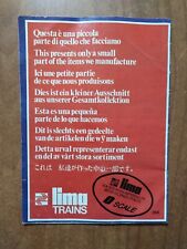1978 FERMODELLISMO depliant pubblicità LIMA treni / trenini / trains