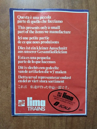 1978 fermodellismo depliant - 1978,