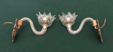 COPPIA APPLIQUE LAMPADE MURANO Vintage