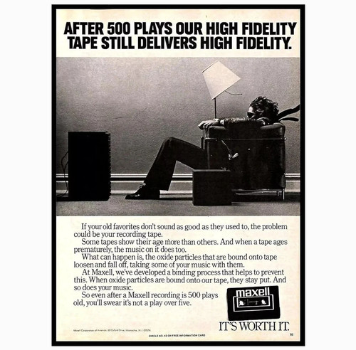Maxell nastro alta fedeltà - maxell,