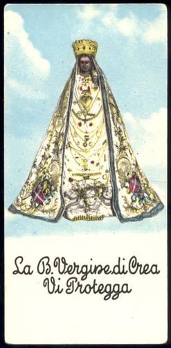 Santino holy card madonna - card,