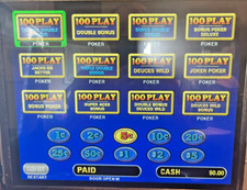 IGT GAMEKING 100 Play Poker