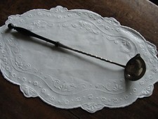 Mestolo da punch o sangria metal blanc e legno vintage servizio tavola bevande