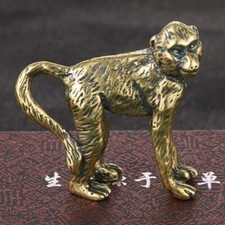 Brass Monkey Figurine Statue