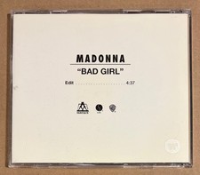 Madonna - Bad Girl RARE promo