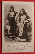 CARTOLINA COSTUME DI BELVI SARDEGNA 1902 ( C 96 )