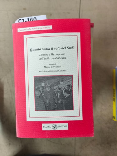Quanto conta voto del - quanto, sud