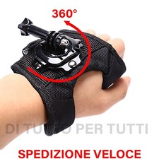 Supporto mano impugnatura fascia dorso pugno Per GoPro Hero 9 8 7 6 5 Xiaomi Yi