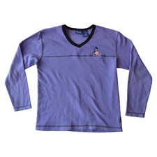 Felpa pullover scollo a V in