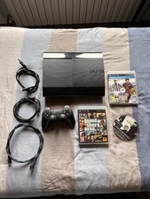 Sony Console Playstation 3 PS3 Super Slim Nera 12Gb CECH-4004A Completa+3 Giochi