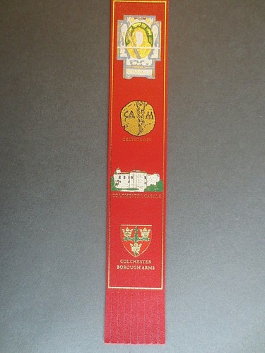 Leather bookmark colchester - leather,