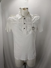 Articolo e3010 polo uomo Just Cavalli bianca, taglia IT54, ascelle 51cm, spalle