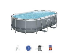 Set piscina fuoriterra ovale