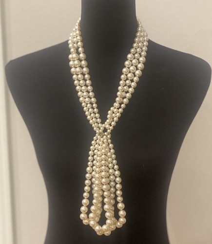 Collana chanel b14 bianca - collana,