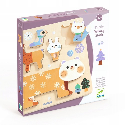 Djeco puzzle invernali animali - djeco,