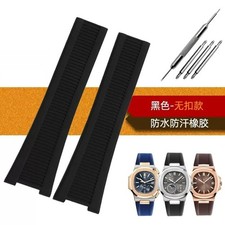 Cinturino orologio silicone 25*13 mm per bracciale Patek Philippe Nautilus 5711 5712